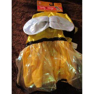 Halloween Pet Spooky Village Halloween Bumble Bee Dog Dress Up Size M Medium